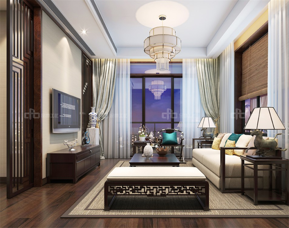 繁華之下,縱享從容、儒雅的新中式居所(圖6) 繁華之下,縱享從容、儒雅的新中式居所(圖6)