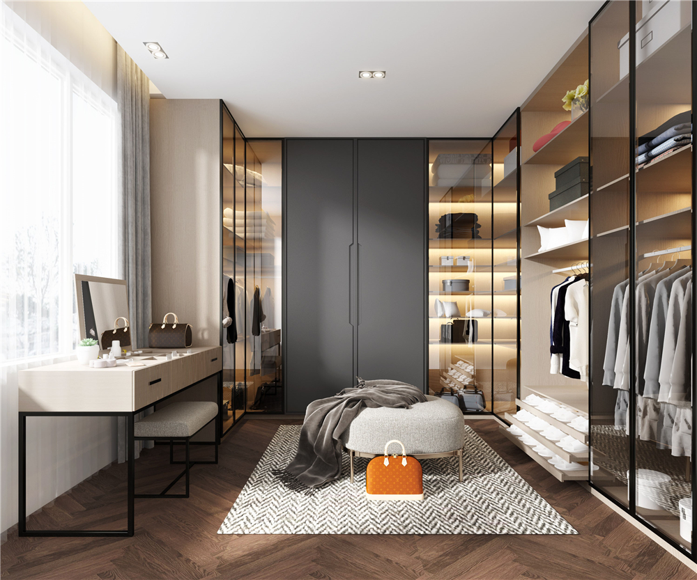 定制衣柜使用玻璃柜門好不好?(圖2) 定制衣柜使用玻璃柜門好不好?(圖2)