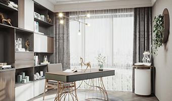 書(shū)房窗簾怎么搭配比較好看？