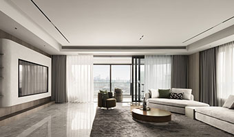 300㎡整木定制大平層，現代簡約高定設計